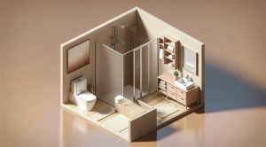Compact bathroom layouts