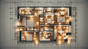 Apartment lighting plan